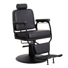 Poltrona da Barber - Nighthawk - skai Midnight