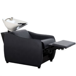 Lavaggio Harlow - skai Midnight - con alza gambe elettrico e massaggio vibrante