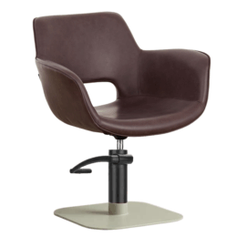 Milo Merlot - base quadrata Mist Green - pompa nera