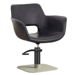 Milo Midnight - base quadrata Mist Green - pompa nera